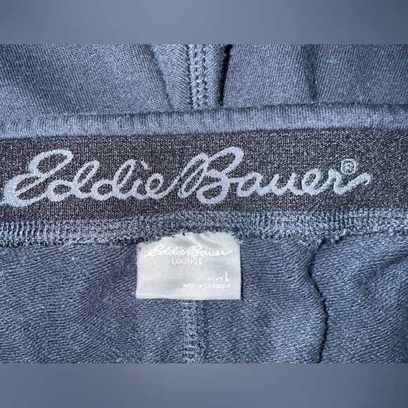 Eddie Bauer Mens 2Pack Sweatpants Lounge Joggers (Navy/Heather Grey, Large) - Picture 9 of 11